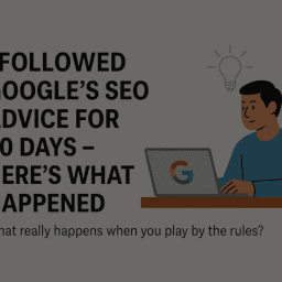 I Followed Google’s SEO Advice for 30 Days – Here’s What Happened