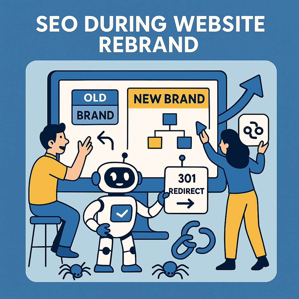 website rebrand SEO