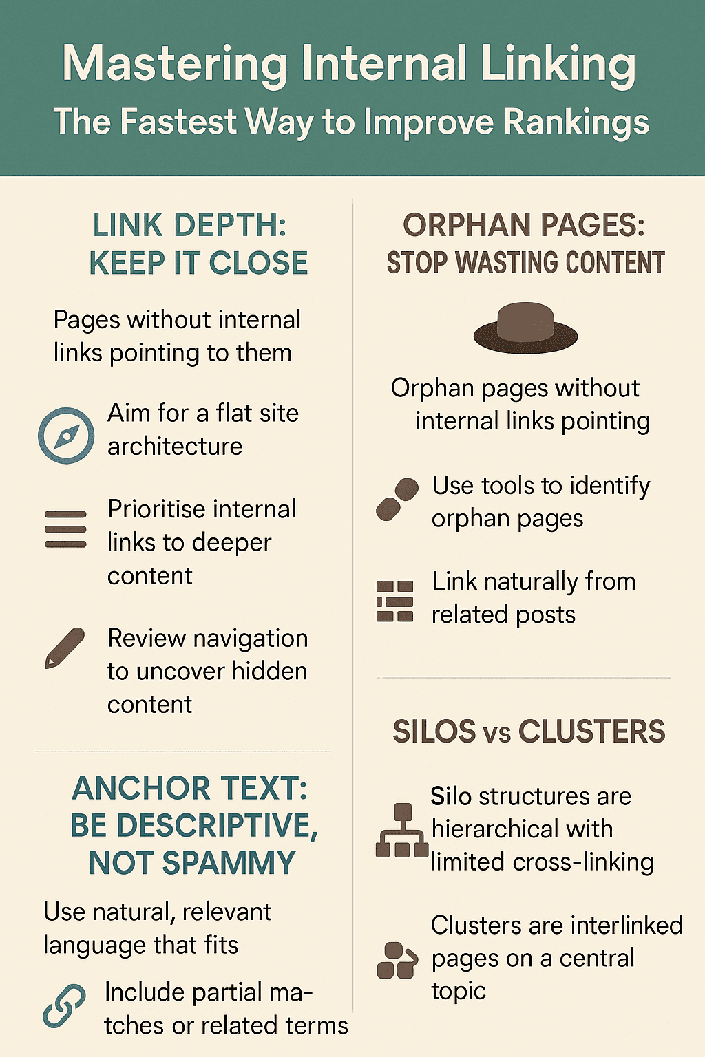 Internal linking strategy