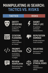 manipulate AI search